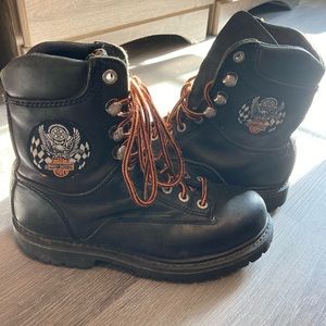 Harley Davidson Leather boots size 6 1/2 medium